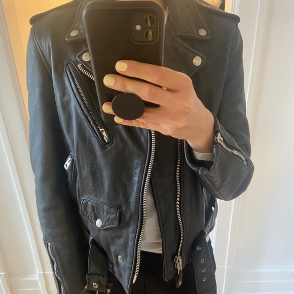 Schott NYC Women’s Vintage Leather Motorcycle/Biker Jacket in Medium - Picture 3 of 5